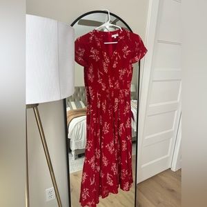 Red dress Midi Baltic Born Small